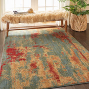 somerset teal multicolor rug by nourison nsn 099446264015 9