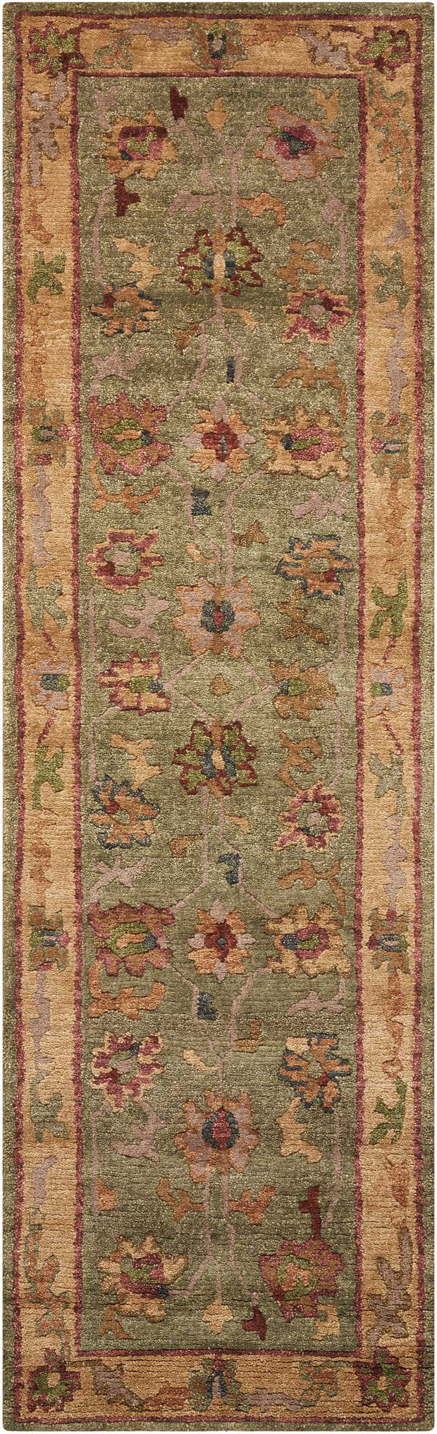 tahoe hand knotted green rug by nourison nsn 099446622976 2