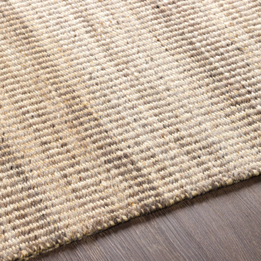 media image for Nottingham Jute Brown Rug Texture Image 253