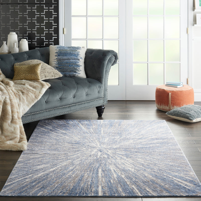 media image for silky textures blue grey rug by nourison 99446710208 redo 4 299