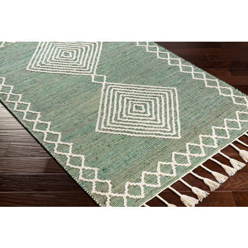 norwood jute green rug by surya nwd2305 23 7