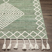 norwood jute green rug by surya nwd2305 23 5