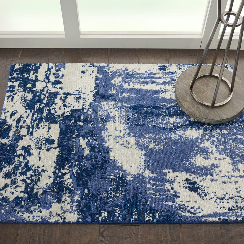 media image for twilight blue ivory rug by nourison 99446357267 redo 5 288