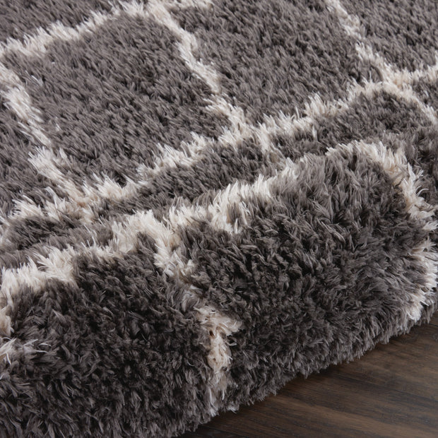luxe shag charcoal beige rug by nourison 99446459534 redo 3
