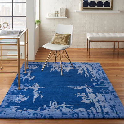 product image for symmetry handmade navy blue rug by nourison 99446495150 redo 3 99