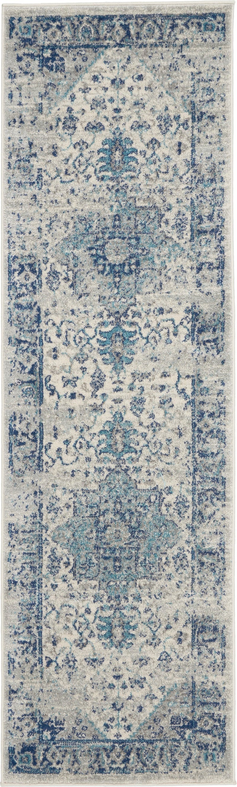 media image for tranquil ivory light blue rug by nourison 99446485502 redo 3 236