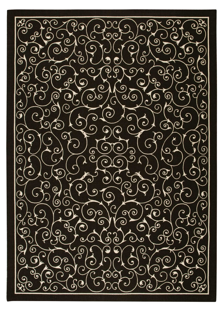 home garden black rug by nourison nsn 099446112118 1