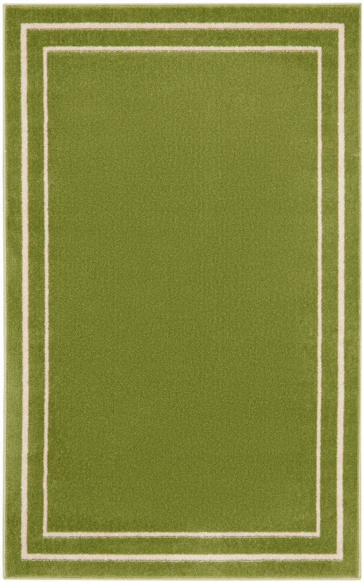 Nourison Home Nourison Essentials Green Ivory Contemporary Rug By Nourison Nsn 099446137975 1