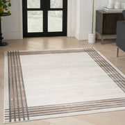 Nourison Home Desire Ivory Silver Modern Rug By Nourison Nsn 099446128270 11