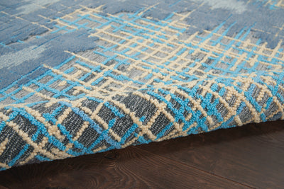 product image for symmetry handmade blue beige rug by nourison 99446496010 redo 2 15