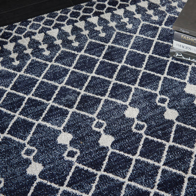 product image for palermo navy grey rug by nourison nsn 099446720092 9 34