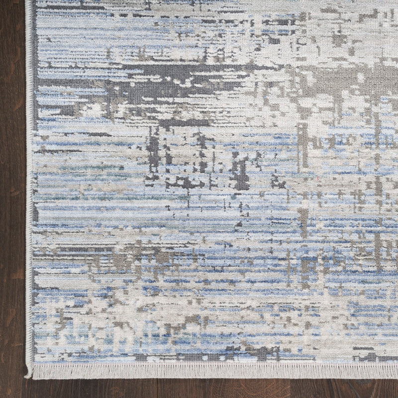 media image for Nourison Home Abstract Hues Blue Grey Modern Rug By Nourison Nsn 099446904546 5 211