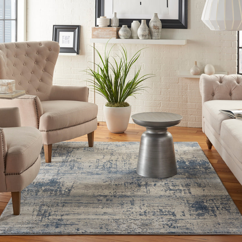 media image for rustic textures ivory blue rug by nourison 99446496461 redo 5 230