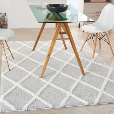 product image for feather soft grey ivory rug by nourison nsn 099446850539 8 75