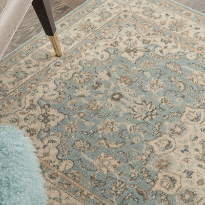 product image for living treasures aqua ivory rug by nourison nsn 099446738127 10 8