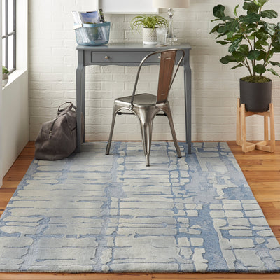 product image for symmetry handmade blue grey rug by nourison 99446495754 redo 3 30