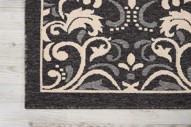 media image for caribbean charcoal rug by nourison nsn 099446374875 3 257