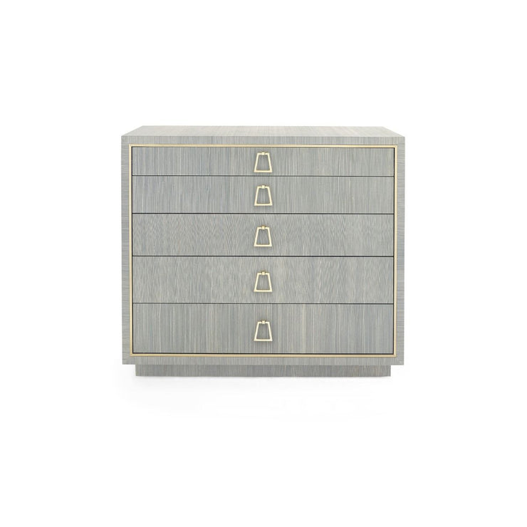 Parker Large 5-Drawer in Slate Blue design by Bungalow 5