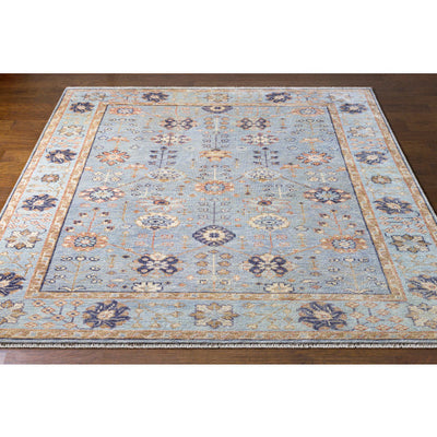 product image for Palais Wool Pale Blue Rug Corner Image 41