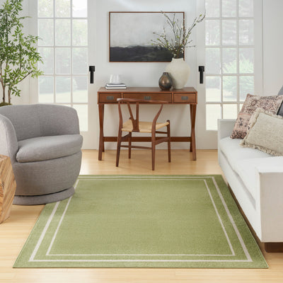 product image for nourison essentials green ivory rug by nourison nsn 099446138354 9 24