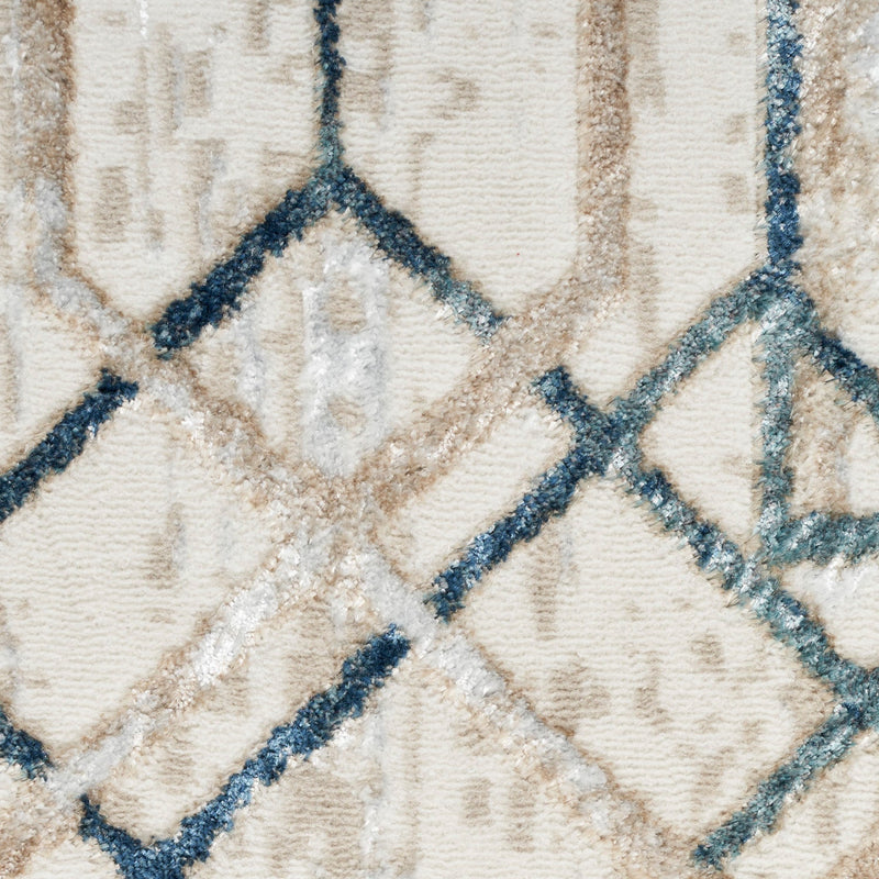 media image for Nourison Home Glitz Ivory Taupe Mid Century Modern Rug By Nourison Nsn 099446134189 10 23