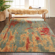 somerset teal multicolor rug by nourison nsn 099446264015 7
