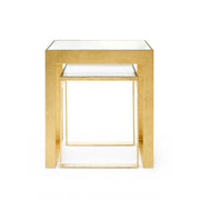 Plano Side Table in Gold design by Bungalow 5