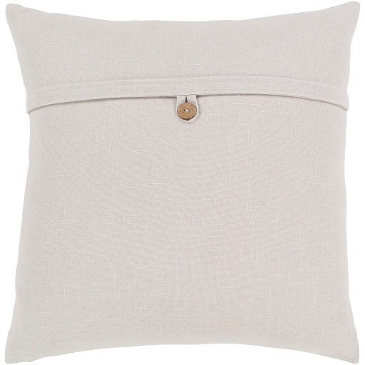 Penelope Cotton Ivory Pillow Flatshot Image