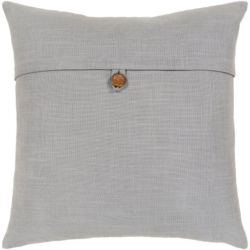 media image for Penelope Cotton Light Gray Pillow Flatshot Image 26