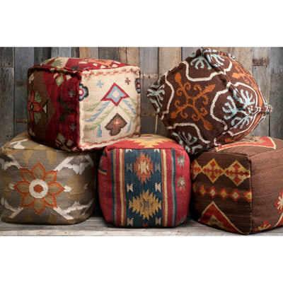 product image for Frontier Wool Camel Pouf Roomscene Image 47