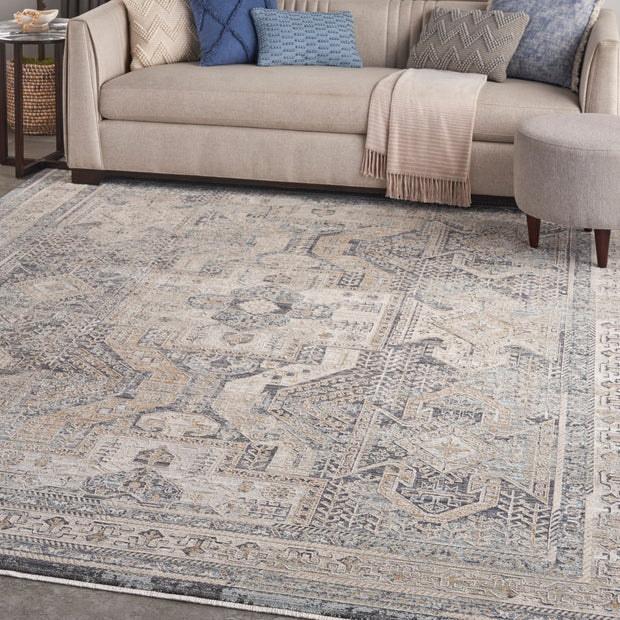 lynx ivory charcoal rug by nourison 99446082619 redo 13