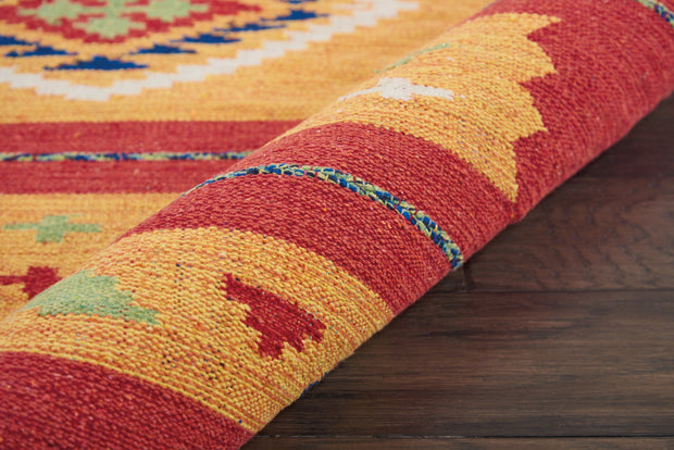 baja handmade yellow red rug by nourison 99446459725 redo 2