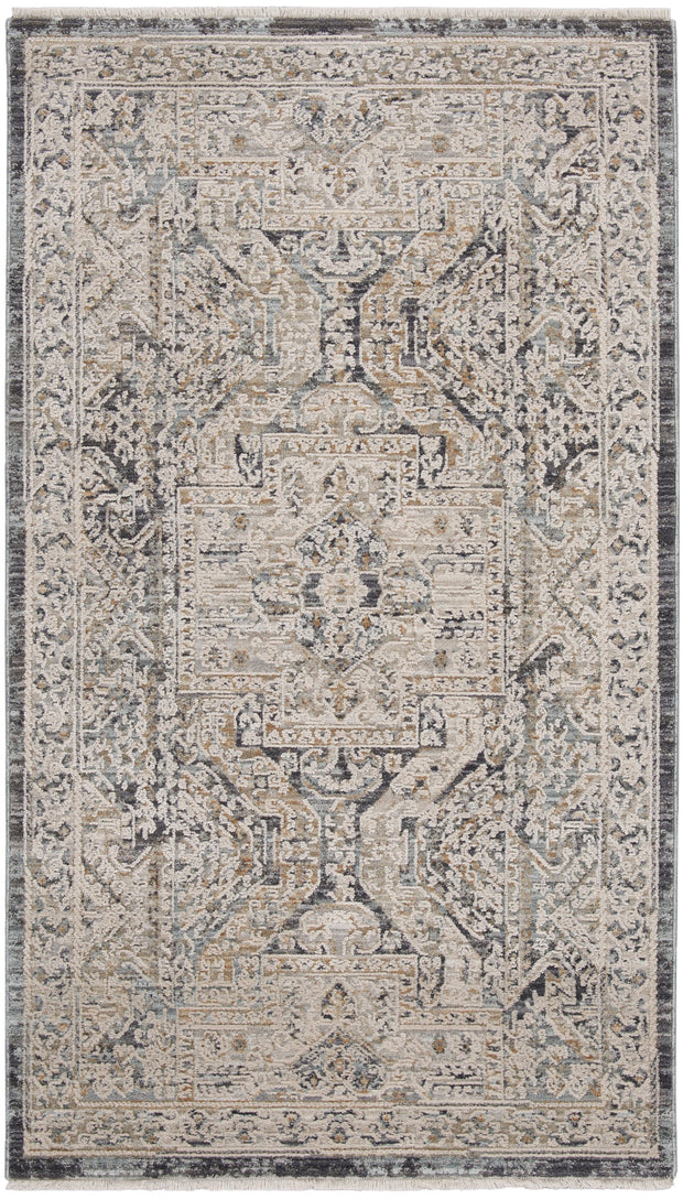 lynx ivory charcoal rug by nourison 99446082619 redo 3