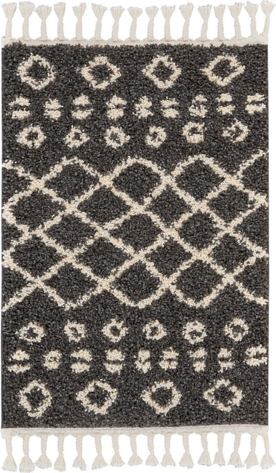 product image for moroccan shag charcoal rug by nourison nsn 099446462459 1 9