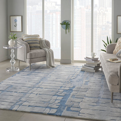 product image for symmetry handmade blue grey rug by nourison 99446495754 redo 5 42