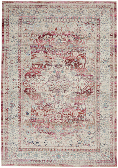 product image for vintage kashan red ivory rug by nourison 99446812179 redo 1 92