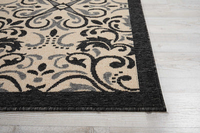 product image for caribbean ivory charcoal rug by nourison nsn 099446374943 4 39
