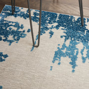 etchings ivory blue rug by nourison 99446718464 7