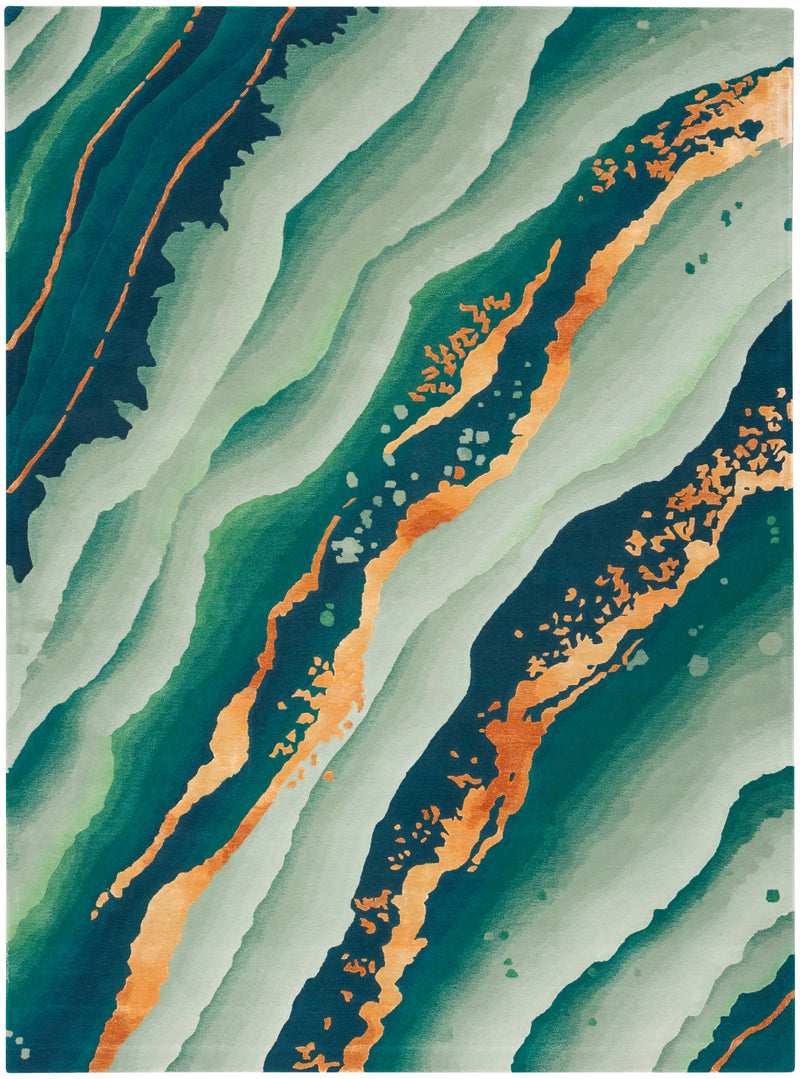 media image for prismatic handmade emerald rug by nourison 99446090850 redo 9 21