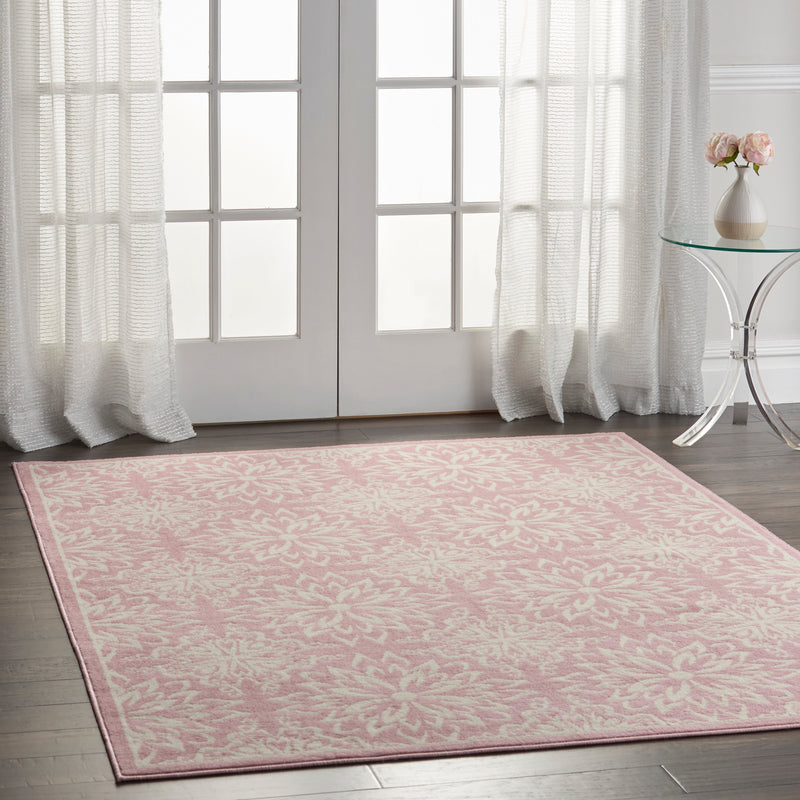 media image for jubilant ivory pink rug by nourison 99446478511 redo 7 230