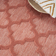 easy care coral orange rug by nourison 99446040688 redo 4