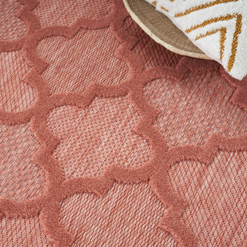 media image for easy care coral orange rug by nourison 99446040688 redo 4 273