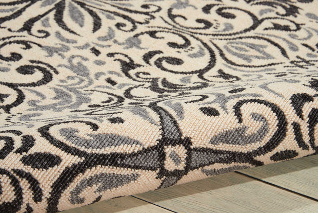caribbean ivory charcoal rug by nourison nsn 099446374943 5