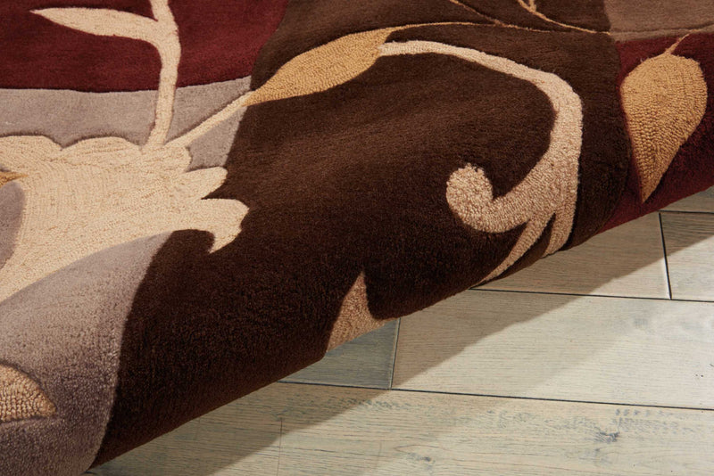 media image for contour hand tufted mocha rug by nourison nsn 099446066442 4 299