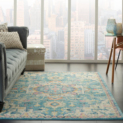 product image for passion ivory light blue rug by nourison 99446747839 redo 5 73