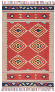 baja handmade red beige rug by nourison 99446395474 redo 1