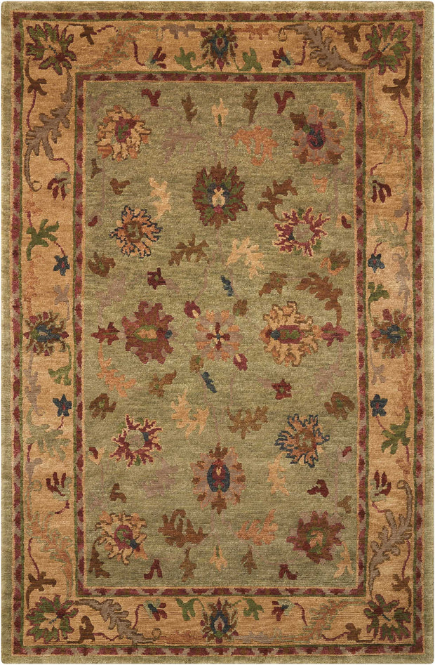 tahoe hand knotted green rug by nourison nsn 099446622976 1