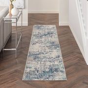 Nourison Home Passion Ivory Teal Modern Rug By Nourison Nsn 099446900869 10