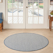Nourison Home Courtyard Ivory Blue Modern Rug By Nourison Nsn 099446161444 20