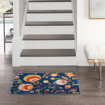 product image for allur navy multicolor rug by nourison 99446839275 redo 4 25